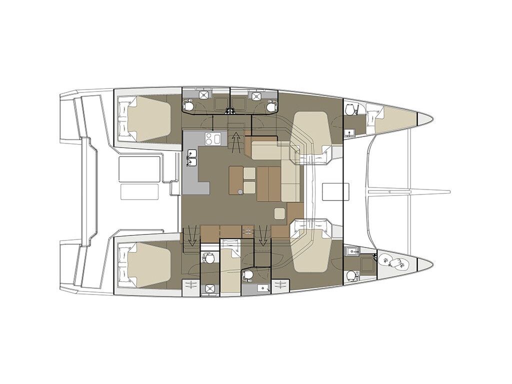 Dufour 48 Catamaran Danai