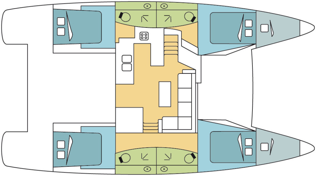 Fountaine Pajot Elba 45 BLUE VELVET