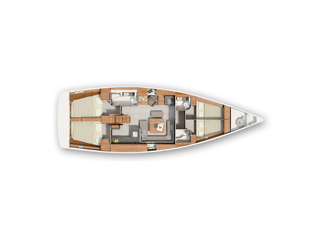 Hanse 455 Bare Necessities