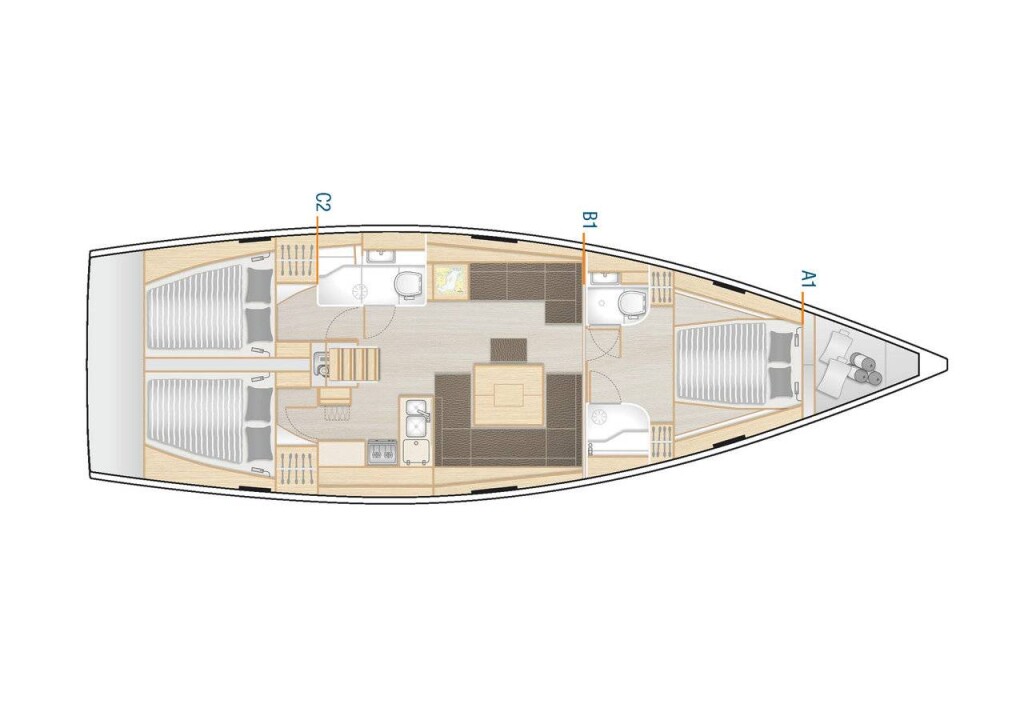 Hanse 458 One Life