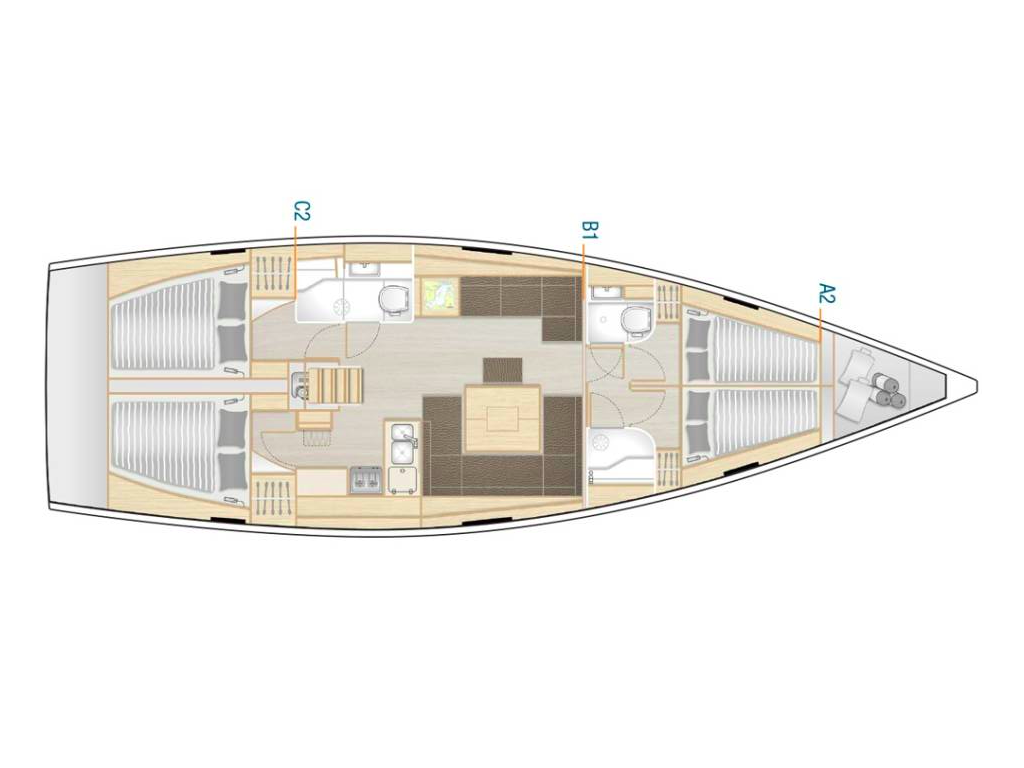 Hanse 458 Deep Sea