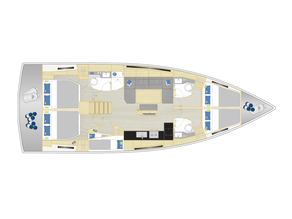 Hanse 460 White Pearl