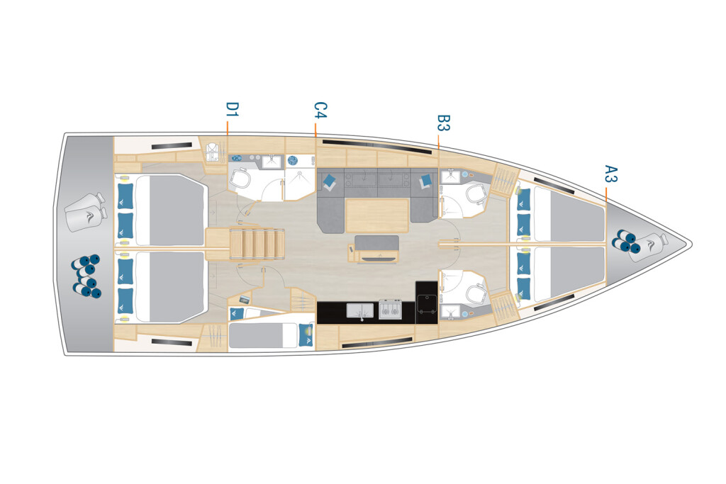 Hanse 460 Private Dancer