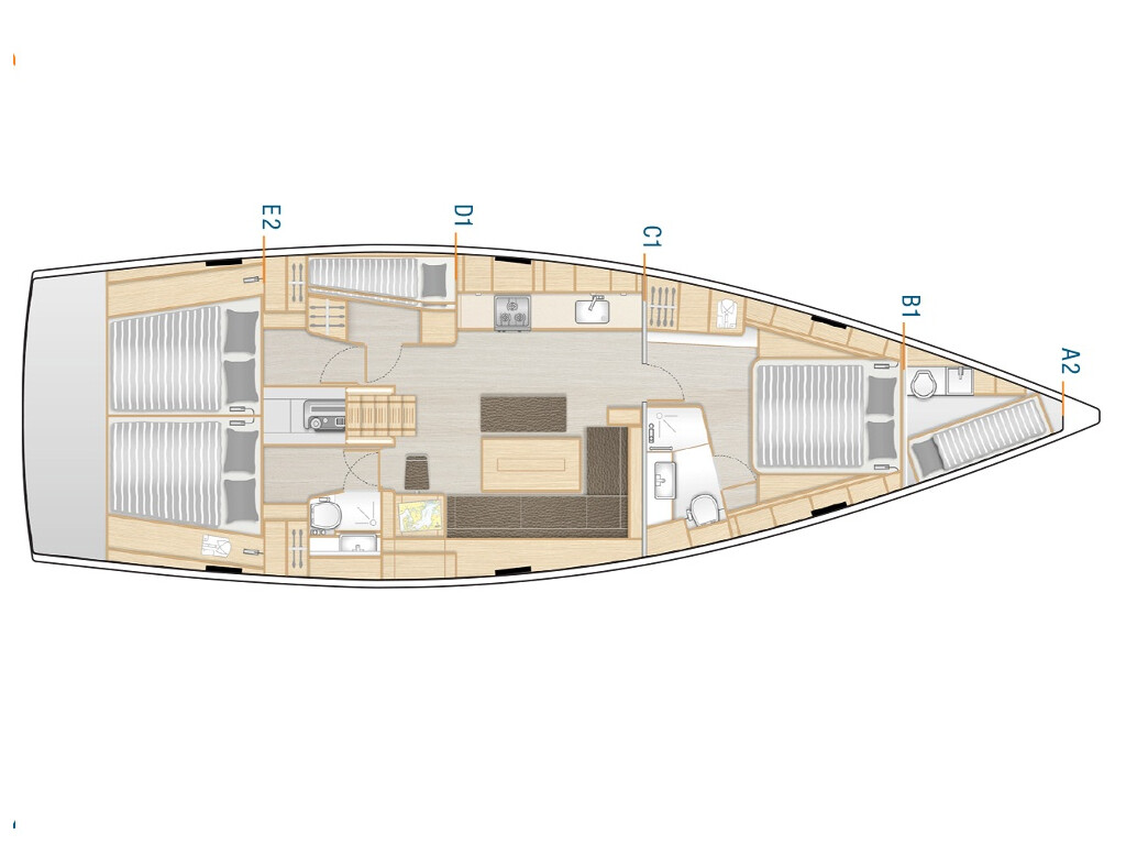 Hanse 508 Big  Blue