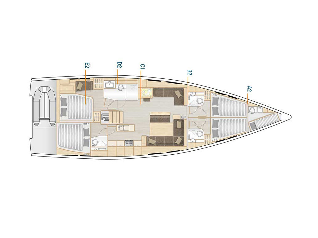 Hanse 548 Mila Felice