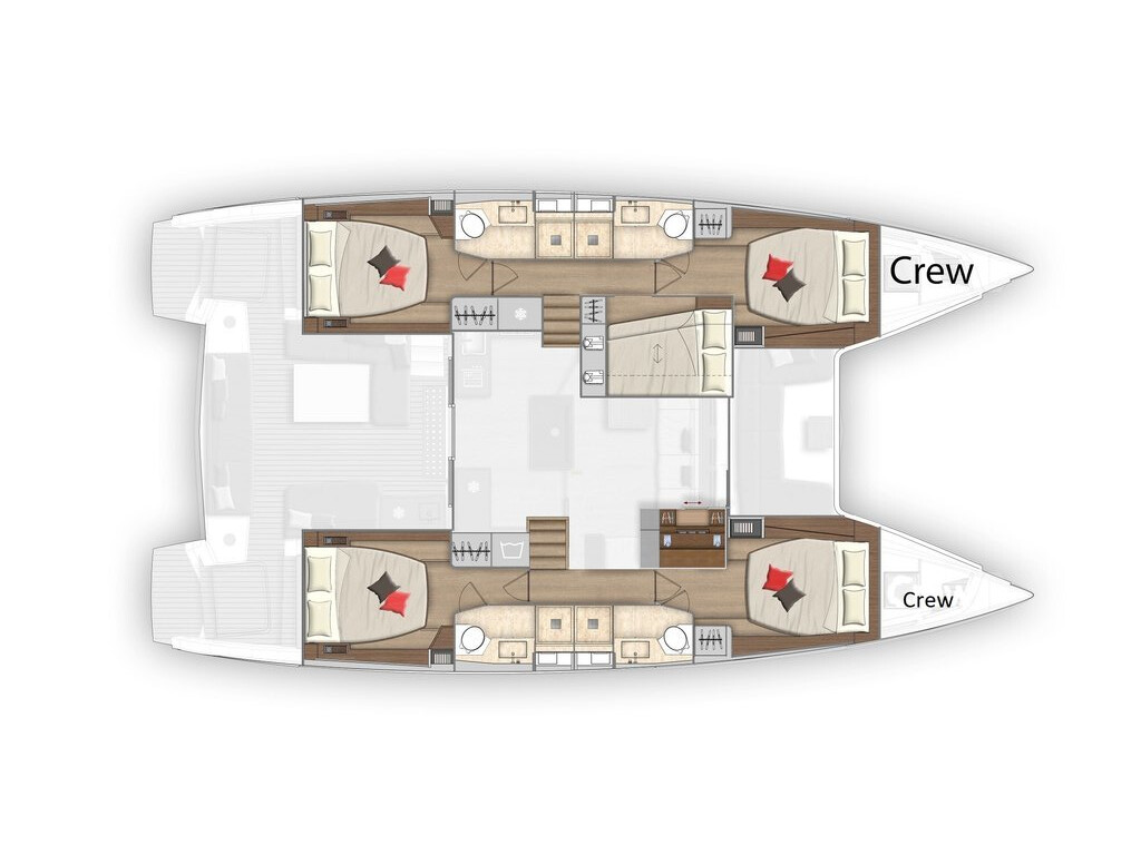 Lagoon 50 Twin Joy - CREWED